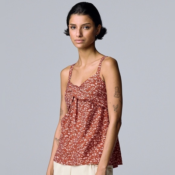 Simply Vera Vera Wang V-Neck Top l SIZE M - Picture 1 of 8